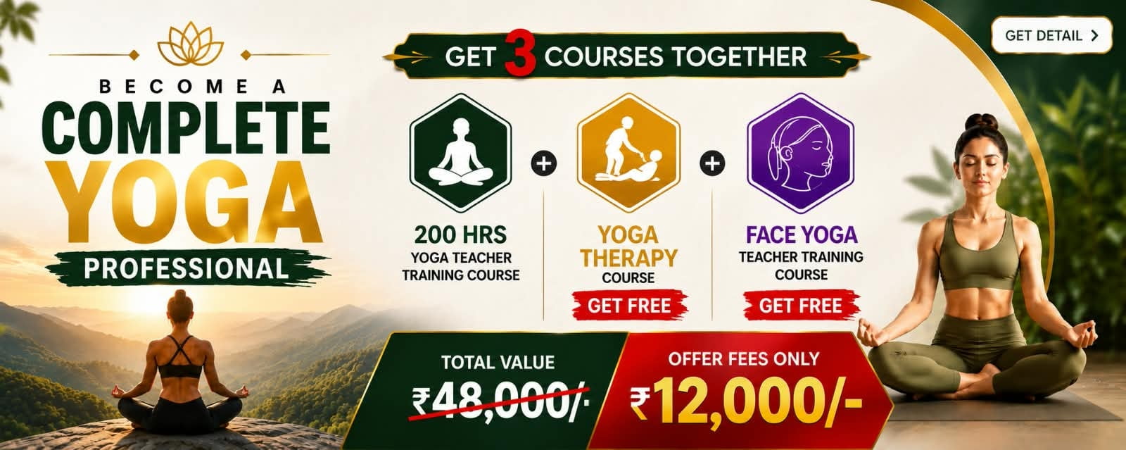 200 Hours Yoga Teacher Training Course Offer